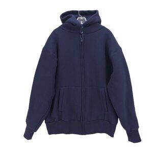 CAMBER USA Navy Blue 445 Industrial Double Thick Hooded Jacket Heavyweight XL